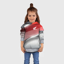 Толстовка-худи детская Honda Текстура, цвет: 3D-меланж — фото 2
