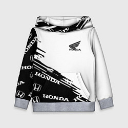 Толстовка-худи детская Honda sport pattern, цвет: 3D-меланж