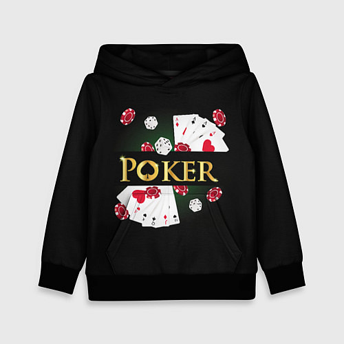 Детская толстовка Покер POKER / 3D-Черный – фото 1