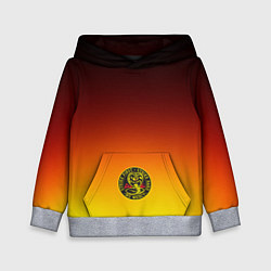 Толстовка-худи детская Кобра Кай Cobra Kai Gadient, цвет: 3D-меланж