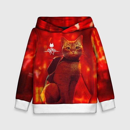 Детская толстовка The Stray / 3D-Белый – фото 1