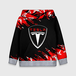 Детская толстовка Tesla - Logo Sport Auto