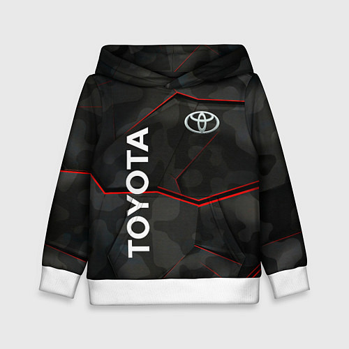 Детская толстовка Toyota sport auto / 3D-Белый – фото 1