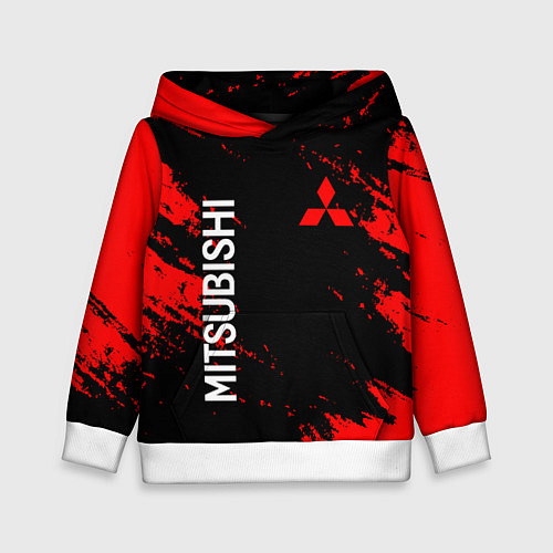 Детская толстовка Mitsubishi sport auto / 3D-Белый – фото 1