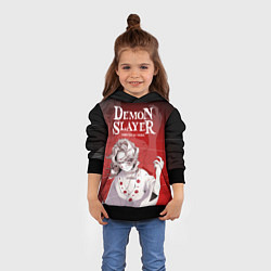 Толстовка-худи детская Убица Демонов - Кимэцу Руи, цвет: 3D-черный — фото 2