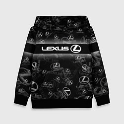 Толстовка-худи детская LEXUS SPORT PATTERN, цвет: 3D-черный