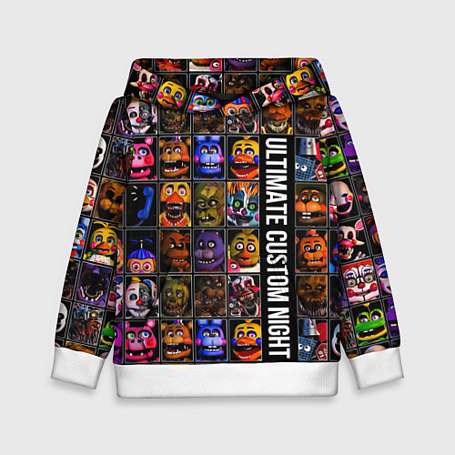 Детская толстовка Ultimate Custom Night FNAF / 3D-Белый – фото 1