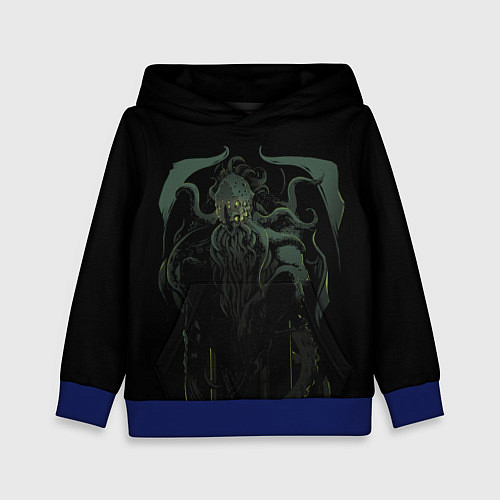 Детская толстовка Ктулху art / 3D-Синий – фото 1