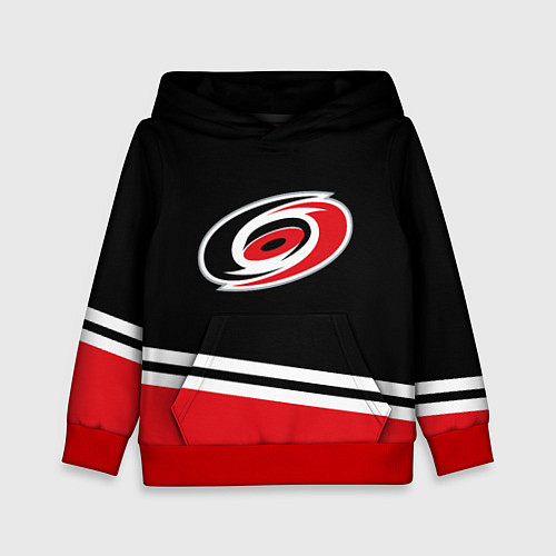 Детская толстовка Carolina Hurricanes , Каролина Харрикейнз / 3D-Красный – фото 1