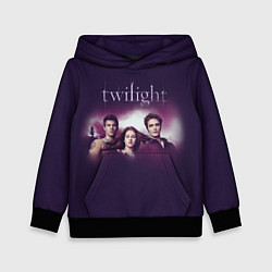 Толстовка-худи детская Персонажи Twilight, цвет: 3D-черный