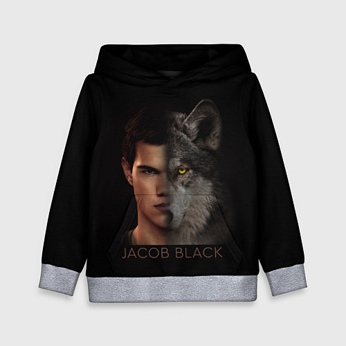 Детская толстовка Джейкоб Блэк / 3D-Меланж – фото 1
