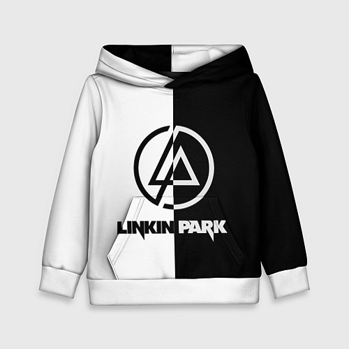 Детская толстовка Linkin Park ЧБ / 3D-Белый – фото 1