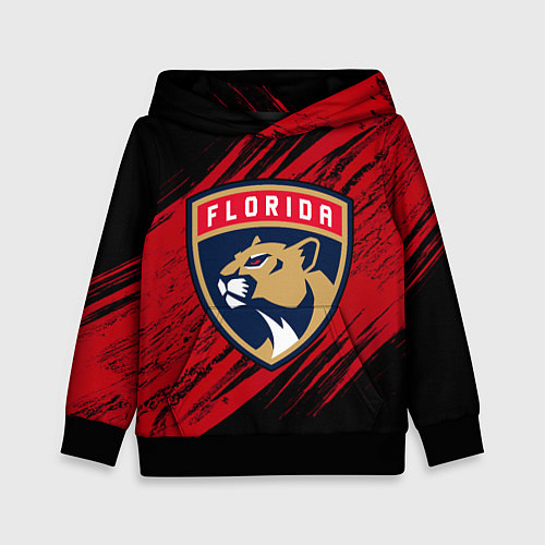 Детская толстовка Florida Panthers, Флорида Пантерз, NHL / 3D-Черный – фото 1