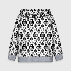 Толстовка-худи детская White Pattern Dope Camo Dope Street Market, цвет: 3D-меланж