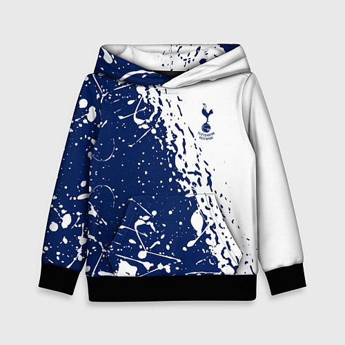 Детская толстовка Тоттенхэм Хотспур брызги / 3D-Черный – фото 1