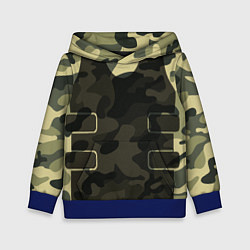 Толстовка-худи детская Body Armor, цвет: 3D-синий