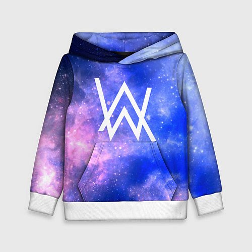 Детская толстовка Alan Walker космос / 3D-Белый – фото 1