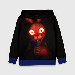 Толстовка-худи детская Five Nights at Freddys: Security Breach Ванни крол, цвет: 3D-синий