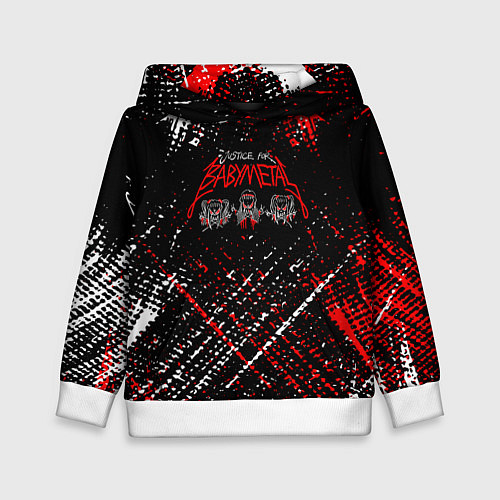 Детская толстовка Babymetal baby metal / 3D-Белый – фото 1