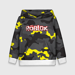 Детская толстовка Roblox Камуфляж Жёлто-Серый