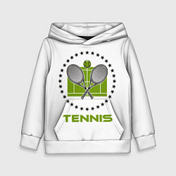 Толстовка-худи детская TENNIS Теннис, цвет: 3D-белый