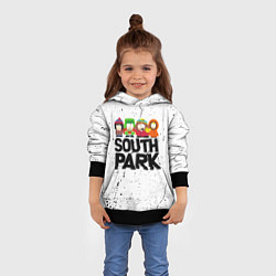 Толстовка-худи детская Южный парк мультфильм - персонажи South Park, цвет: 3D-черный — фото 2