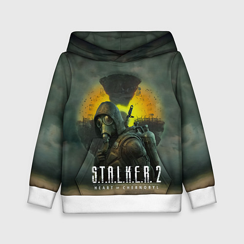Детская толстовка S T A L K E R 2 Heart of Chernobyl Сталкер 2 Сердц / 3D-Белый – фото 1