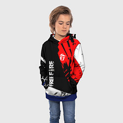 Толстовка-худи детская FREE FIRE ФРИ ФАЕР, цвет: 3D-синий — фото 2