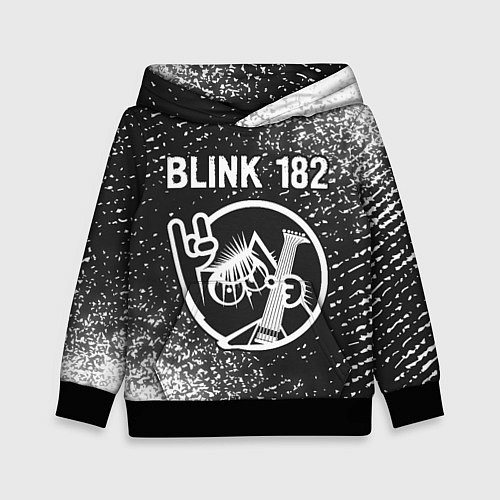Детская толстовка Blink 182 КОТ Спрей / 3D-Черный – фото 1