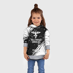 Толстовка-худи детская Hollywood undead, цвет: 3D-меланж — фото 2