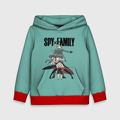 Детская толстовка Spy x Family / 3D-Красный – фото 1