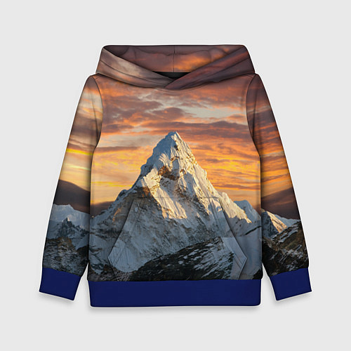 Детская толстовка Та самая Джомолунгма Сагарматха Everest / 3D-Синий – фото 1