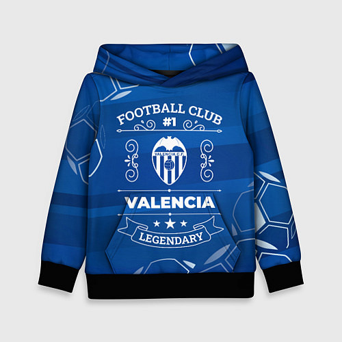 Детская толстовка Valencia FC 1 / 3D-Черный – фото 1