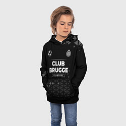 Толстовка-худи детская Club Brugge Форма Champions, цвет: 3D-черный — фото 2