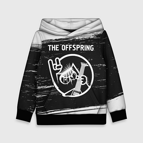 Детская толстовка The Offspring КОТ Краска / 3D-Черный – фото 1