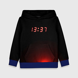 Толстовка-худи детская 1337 Elite, цвет: 3D-синий