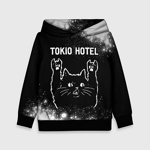 Детская толстовка Tokio Hotel Rock Cat / 3D-Черный – фото 1