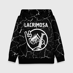 Толстовка-худи детская Lacrimosa КОТ Трещины, цвет: 3D-черный