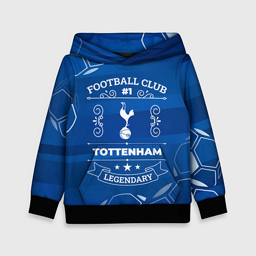 Детская толстовка Tottenham FC 1 / 3D-Черный – фото 1