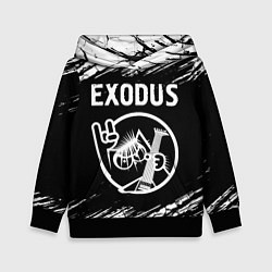 Толстовка-худи детская Exodus КОТ Краски, цвет: 3D-черный