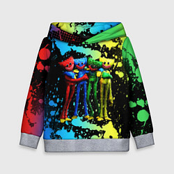 Толстовка-худи детская POPPY PLAYTIME Mini Huggies, цвет: 3D-меланж