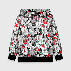 Толстовка-худи детская Studio Ghibli Stars, цвет: 3D-черный