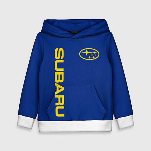 Детская толстовка SUBARU-СУБАРУ Классические цвета / 3D-Белый – фото 1