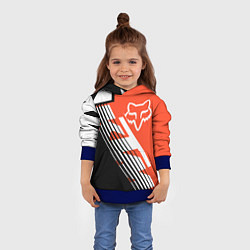 Толстовка-худи детская FOX X KTM Сollaboration, цвет: 3D-синий — фото 2