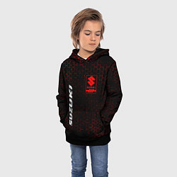 Толстовка-худи детская SUZUKI Suzuki Графика, цвет: 3D-черный — фото 2