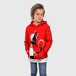 Толстовка-худи детская Принц в маске Sky: Children Of The Light, цвет: 3D-белый — фото 2