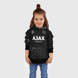 Толстовка-худи детская Ajax Champions Uniform, цвет: 3D-черный — фото 2