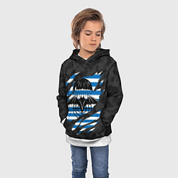 Толстовка-худи детская СПЕЦНАЗ ГРУ ВДВ, цвет: 3D-белый — фото 2