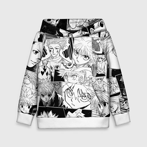 Детская толстовка Hunter x Hunter pattern / 3D-Белый – фото 1