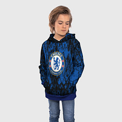 Толстовка-худи детская CHELSEA F ЧЕЛСИ LOGO, цвет: 3D-синий — фото 2